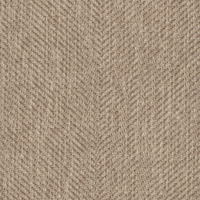 Downton - Performance herringbone upholstery fabric - Yard / Ecru - Revolution Upholstery Fabric