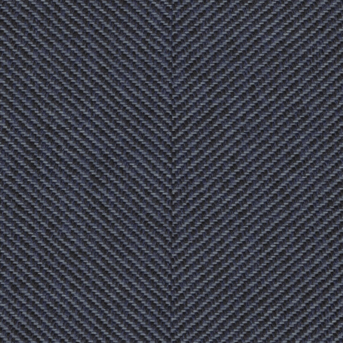 Downton - Performance herringbone upholstery fabric - Yard / Navy - Revolution Upholstery Fabric