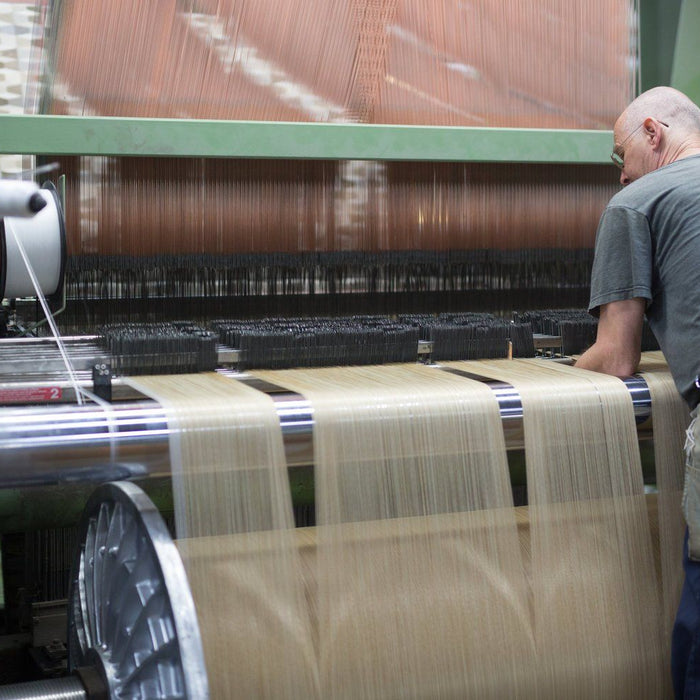 weaving at Revolution Performance Fabric